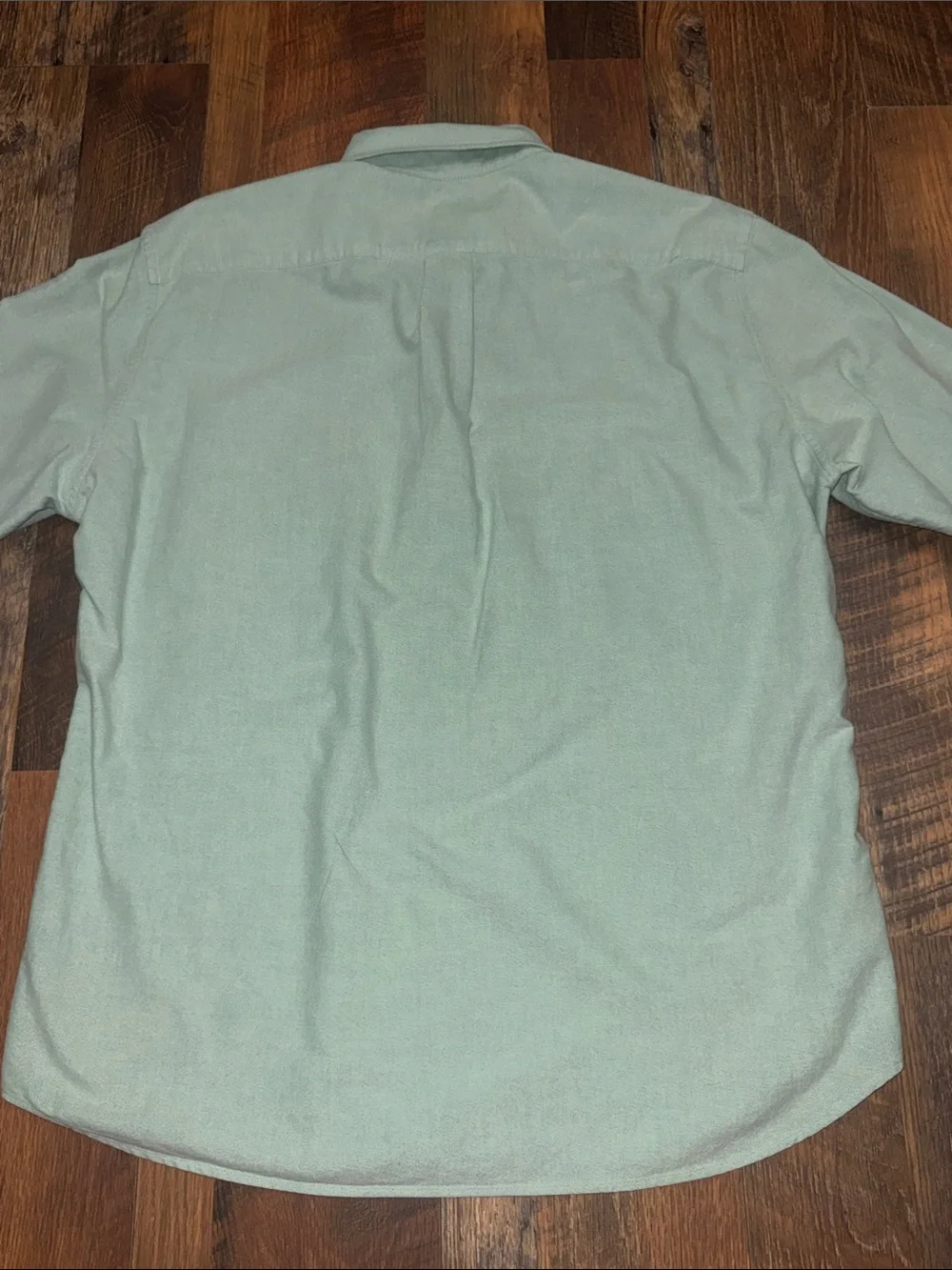 J.Crew Oxford Cloth Button Down Shirt Slim Fit XL Mint Green Cotton